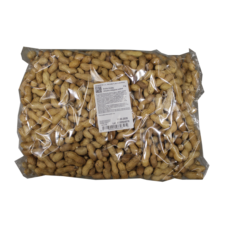 Arašidy Nelúpané pražené 3kg