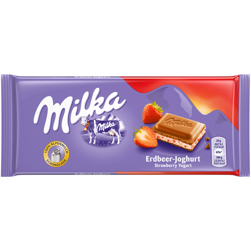 Čokoláda Milka Jahodová 100g