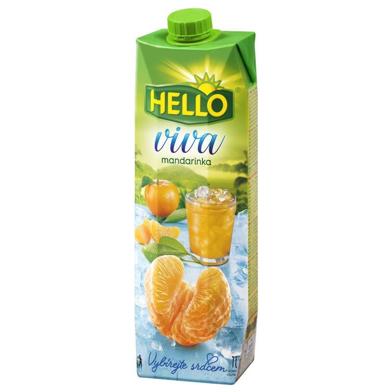 Džús Mandarinka 1l Viva Hello TPP