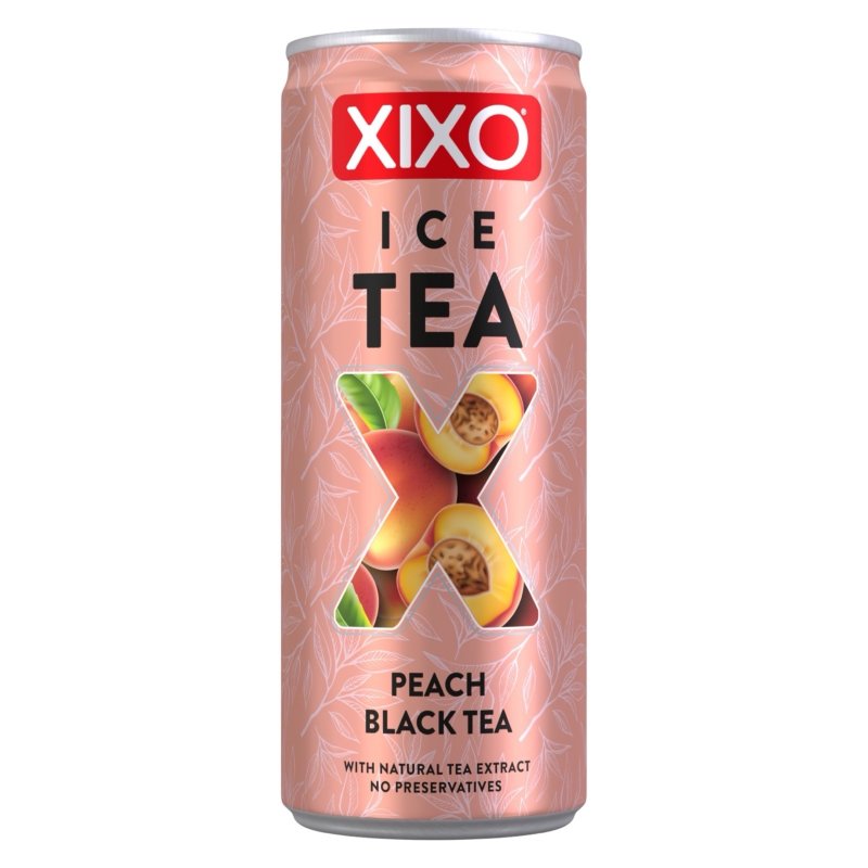 Nápoj Xixo Ice Tea Peach 250ml plech