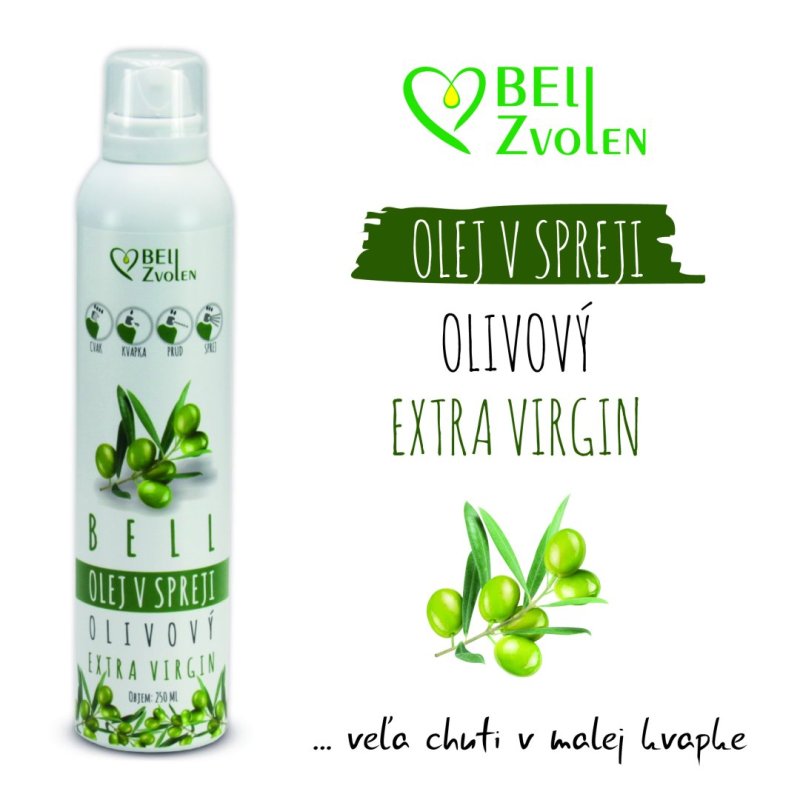 Olej BELL sprej OLIVOVÝ extra virgin 250ml