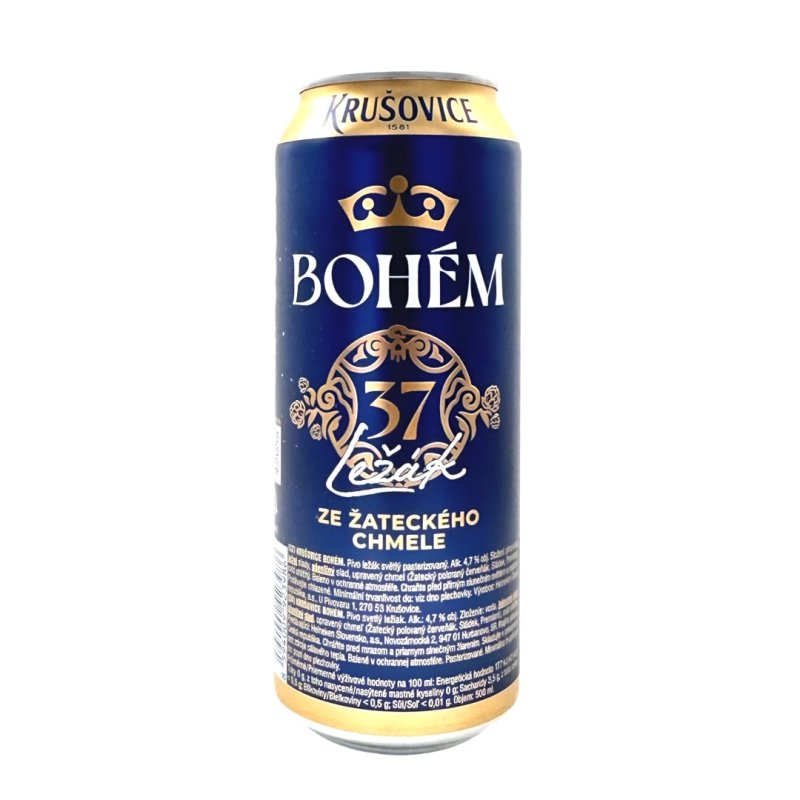 Pivo Krušovice Bohém 0,5l plech