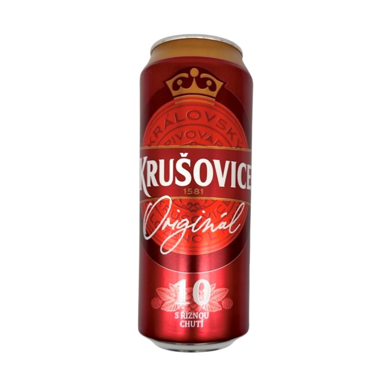 Pivo Krušovice Královský originál 10% 0,5l plechovka