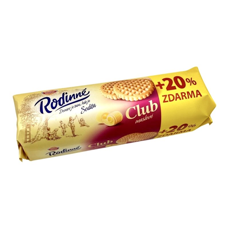 Sušienky Rodinné Club maslové +20% zdarma 168g