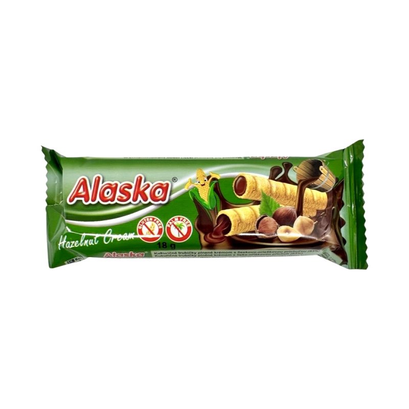 Trubičky kukuričné Alaska Oriešok 18g