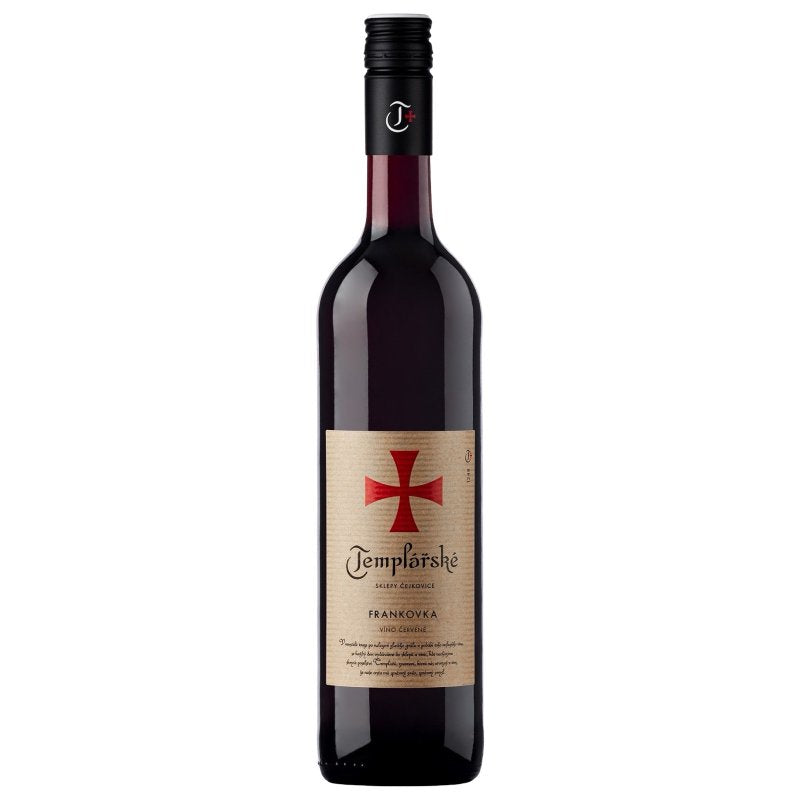 Víno Frankovka červené 0,75l Templářske sklepy