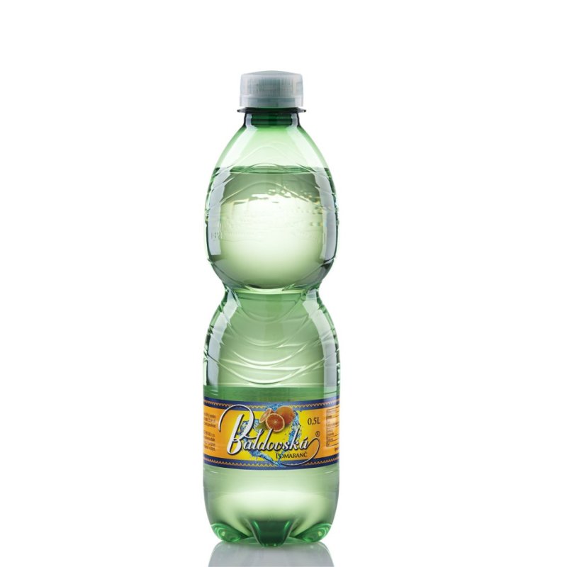 Voda Baldovská pomaranč 0,5l