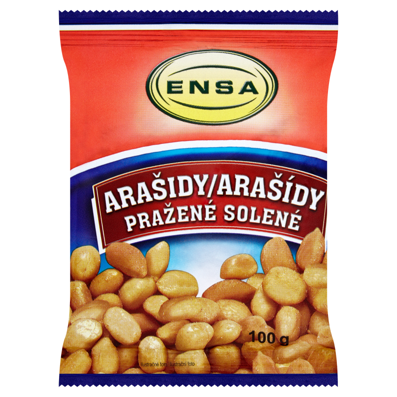 Arašidy pražené solené 100g ENSA