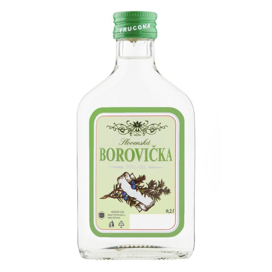 Borovička slovenská 38% 0,2l