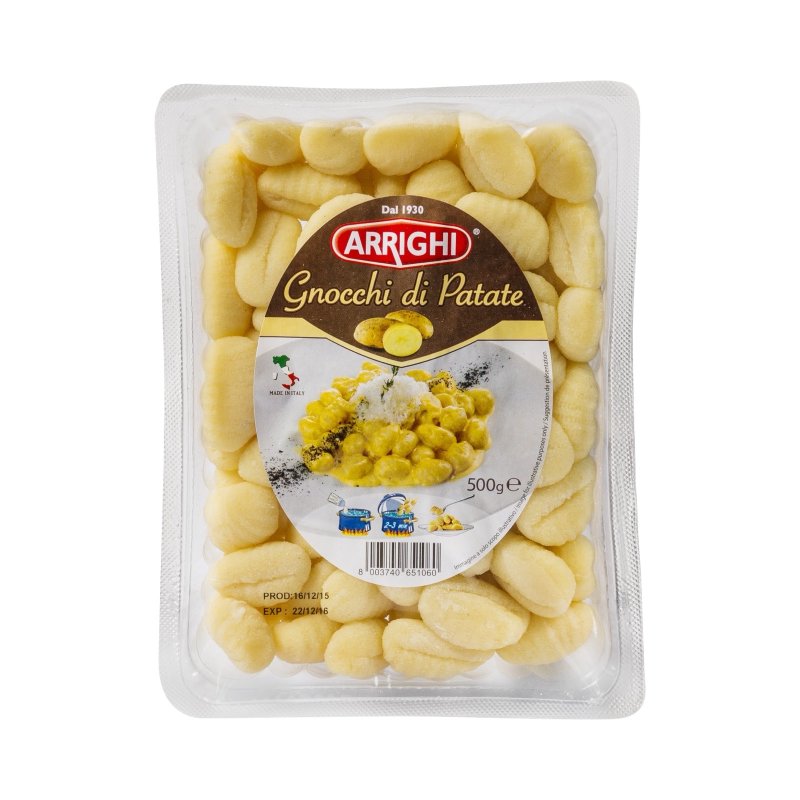 Cestoviny Gnocchi Zemiakovo -Pšeničné 500g Arrighi