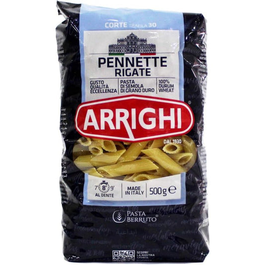 Cestoviny Penne rigate Semolinové 500g Arrighi