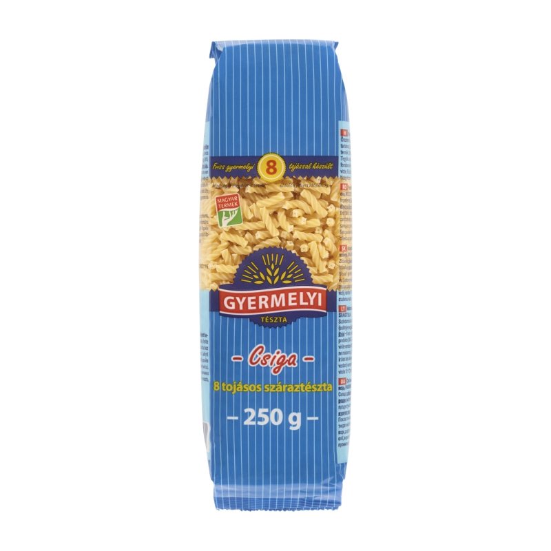 Cestoviny Slimáčiky 8 vaječné 250g Gyermelyi