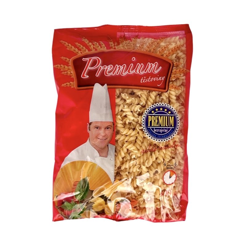 Cestoviny Vretená bezvaječné 400g Premium