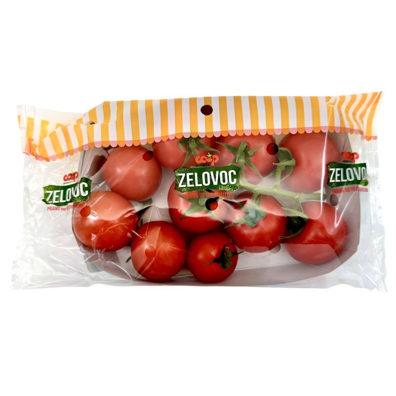 COOP ZELOVOC Paradajky koktejlové strapcové 400g