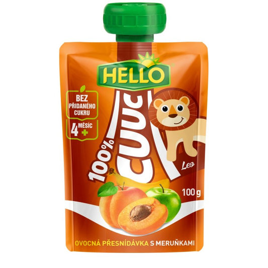 Detská výživa Marhuľa 100% Cuuc 100g Hell