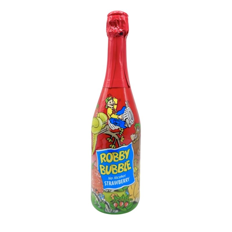 Nápoj Robby Bubble Jahoda 0,75l