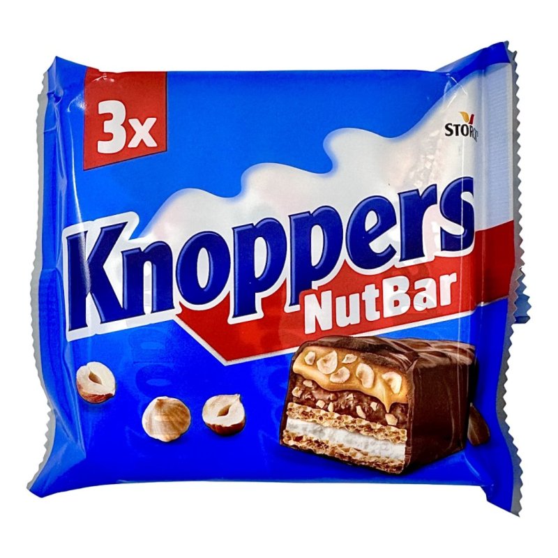 Oblátky Knoppers Nutbar 3-pack 120g