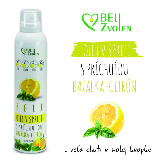 Olej BELL sprej BAZALKA-CITRÓN 250ml