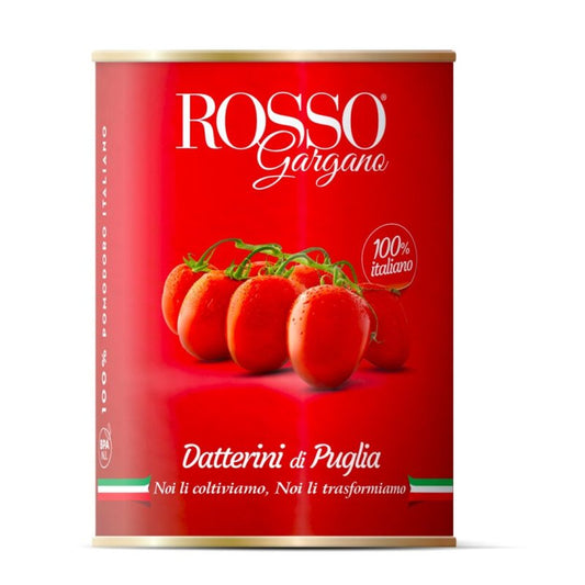Paradajky Cherry v paradajkovej šťave 400g Rosso Gargano