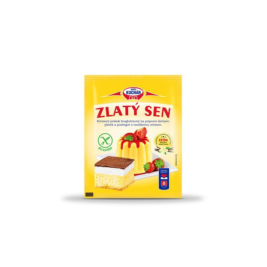 Prášok krémový s Vanilkovou arómou Zlatý Sen 40g
