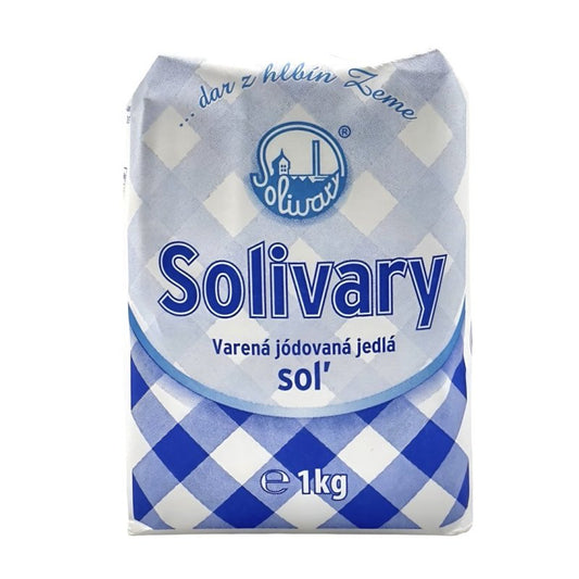 Soľ Jódovaná 1kg Solivary