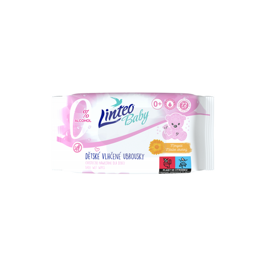 Utierky vlhčené Baby Linteo 72 ks