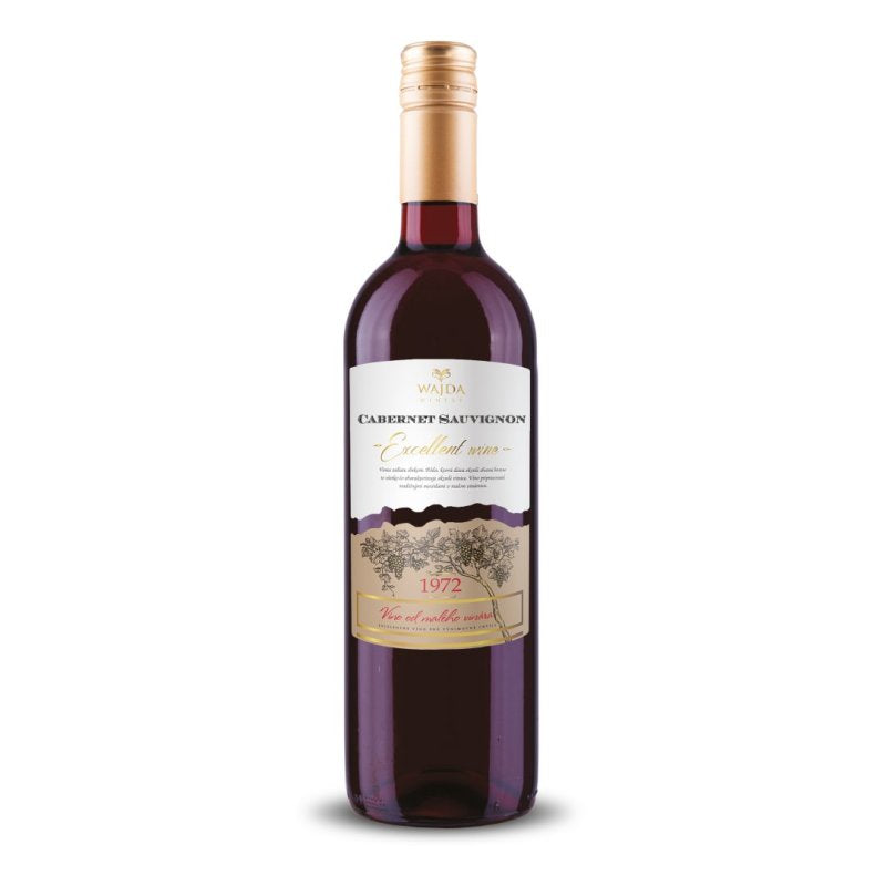 Víno Cabernet Sauvignon červené polosladké 0,75l Malý vinár