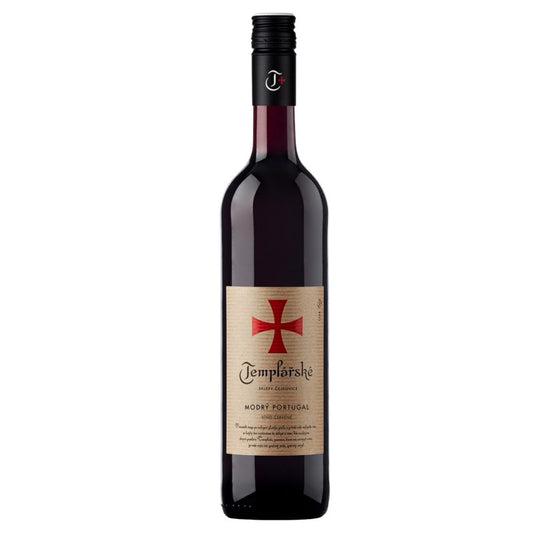 Víno Modrý Portugal červené 0,75l Templářske sklepy