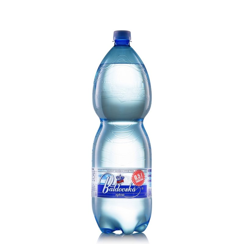 Voda Baldovská sýtená 1,5+0,5l zdarma
