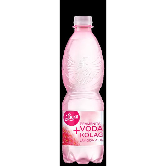 Voda Lucka Kolagén Jahoda-Ruža 0,5l