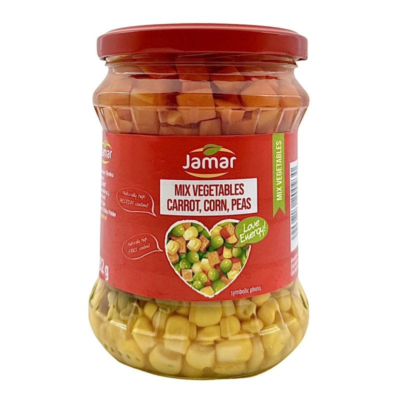 Zmes Hrášok Mrkva Kukurica 470g PP282g Jamar